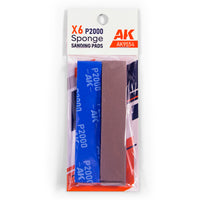 AK Interactive Sanding Sponges AK9550–AK9555
