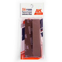 AK Interactive Sanding Sponges AK9550–AK9555
