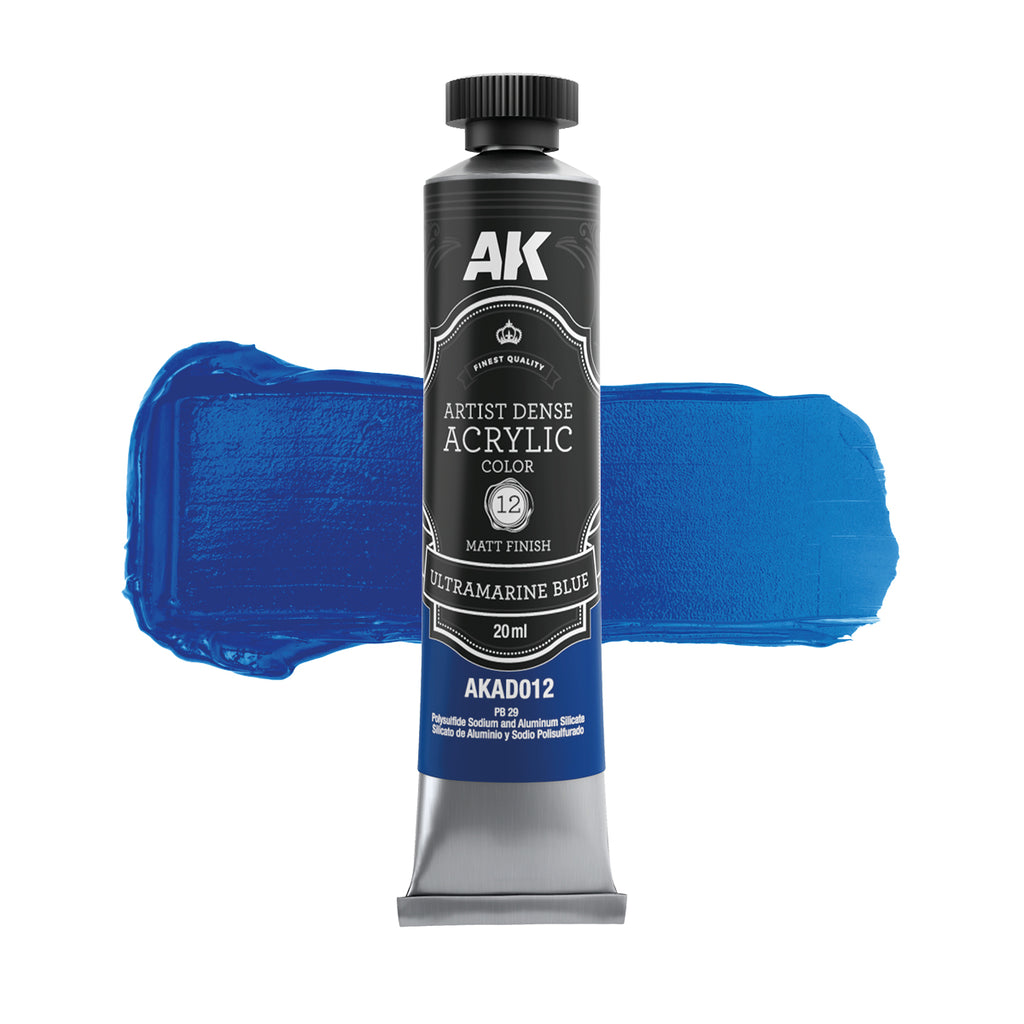 AK Interactive Dense Acrylics Paints Range 20ml