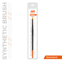 AK Interactive Synthetic Brushes for Scale Modelling & Miniature Painting (AKB001–AKB029)