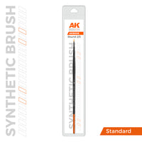 AK Interactive Synthetic Brushes for Scale Modelling & Miniature Painting (AKB001–AKB029)