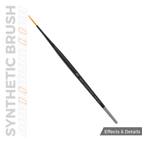 AK Interactive Synthetic Brushes for Scale Modelling & Miniature Painting (AKB001–AKB029)
