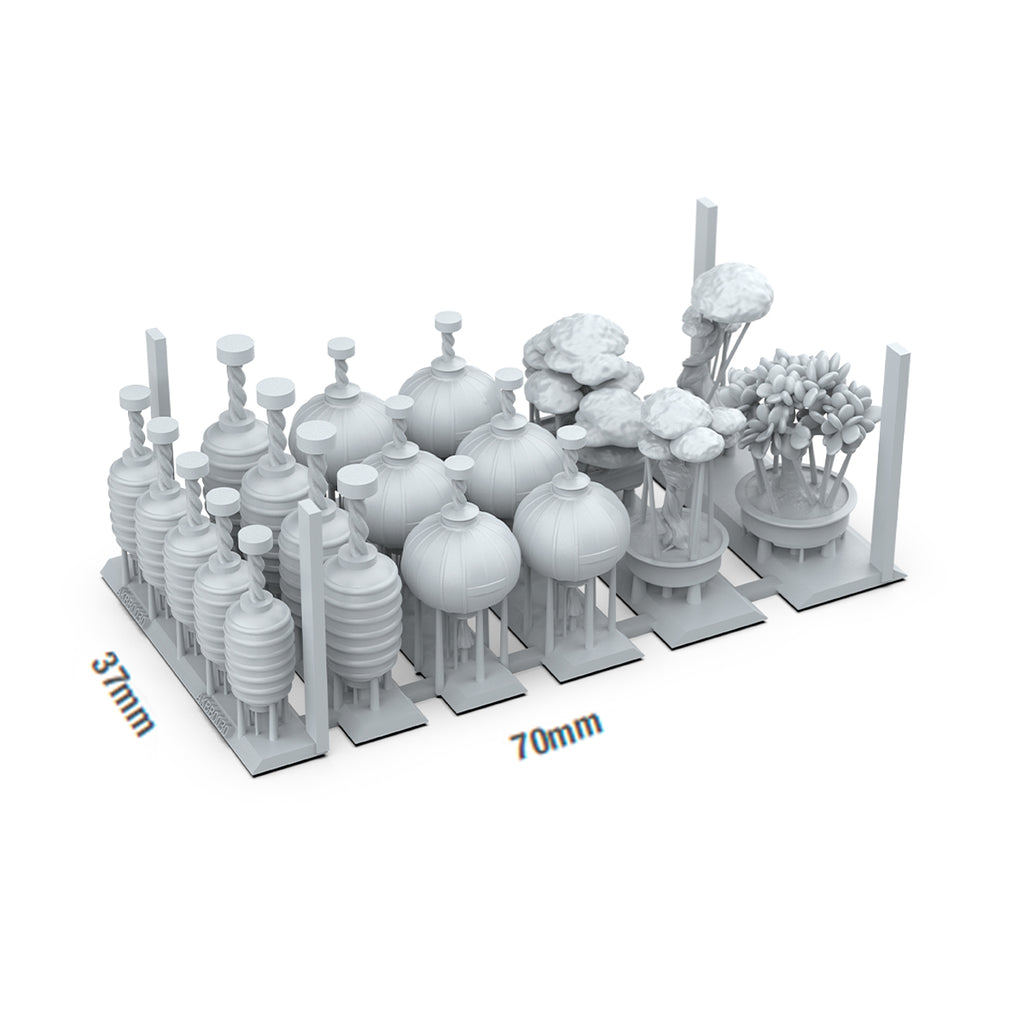AK Interactive Basing Bits — 3D-Printed Resin Base Accessories