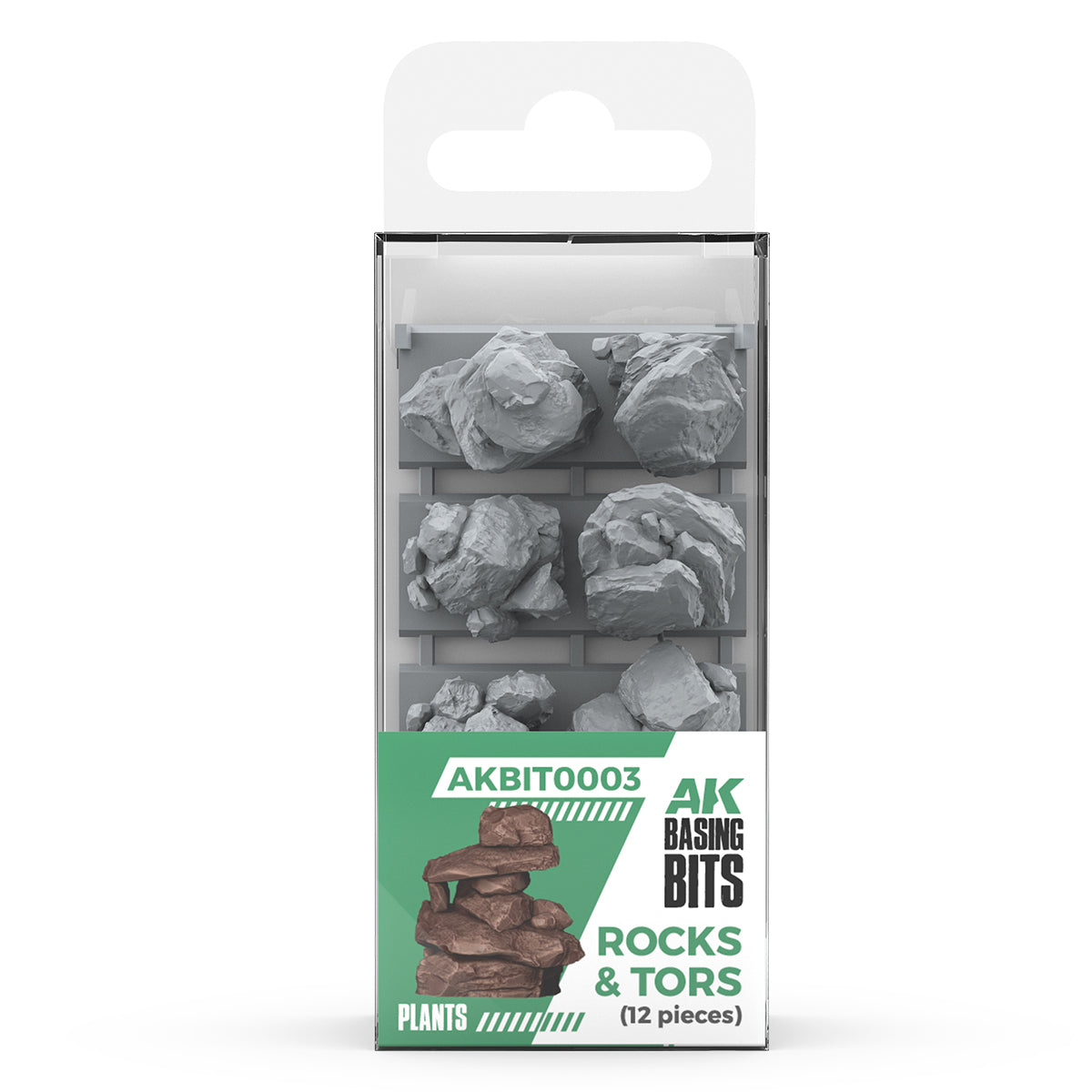 AK Interactive Basing Bits — 3D-Printed Resin Base Accessories