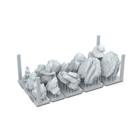 AK Interactive Basing Bits — 3D-Printed Resin Base Accessories
