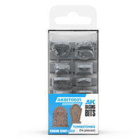 AK Interactive Basing Bits — 3D-Printed Resin Base Accessories
