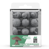 AK Interactive Basing Bits — 3D-Printed Resin Base Accessories
