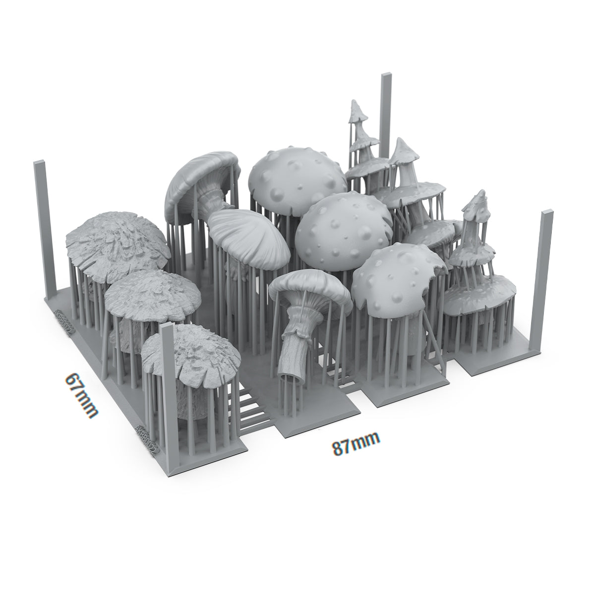 AK Interactive Basing Bits — 3D-Printed Resin Base Accessories