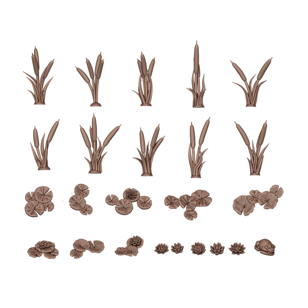 AK Interactive Basing Bits — 3D-Printed Resin Base Accessories