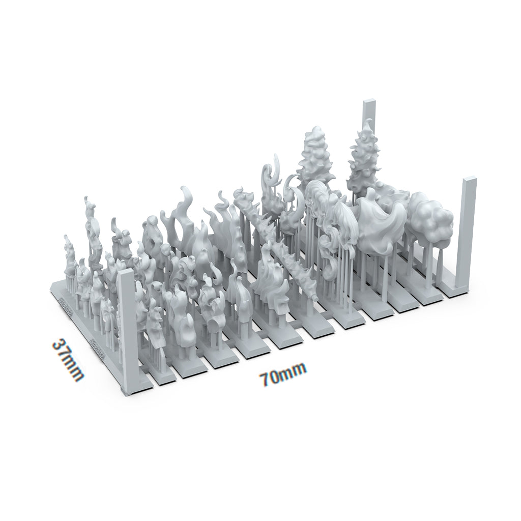 AK Interactive Basing Bits — 3D-Printed Resin Base Accessories