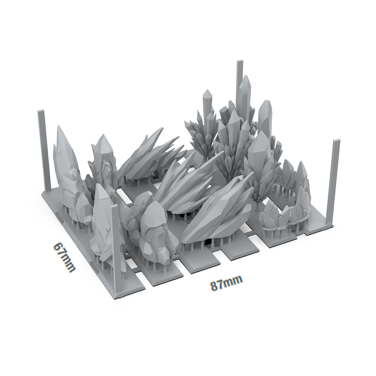 AK Interactive Basing Bits — 3D-Printed Resin Base Accessories