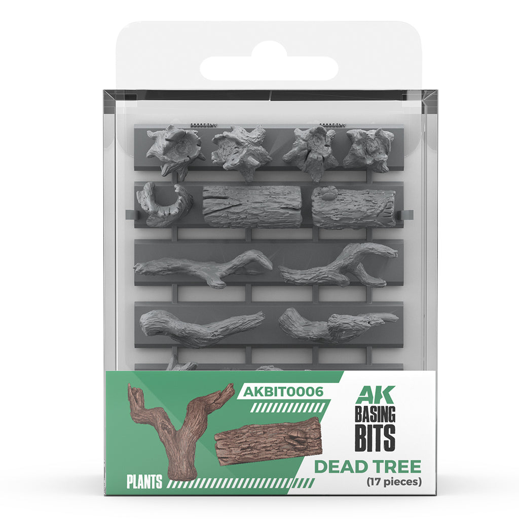 AK Interactive Basing Bits — 3D-Printed Resin Base Accessories