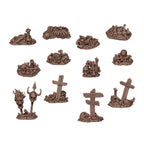 AK Interactive Basing Bits — 3D-Printed Resin Base Accessories