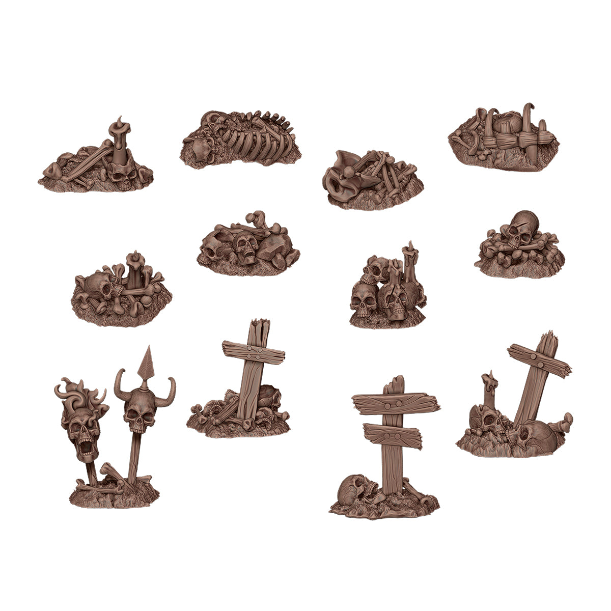AK Interactive Basing Bits — 3D-Printed Resin Base Accessories