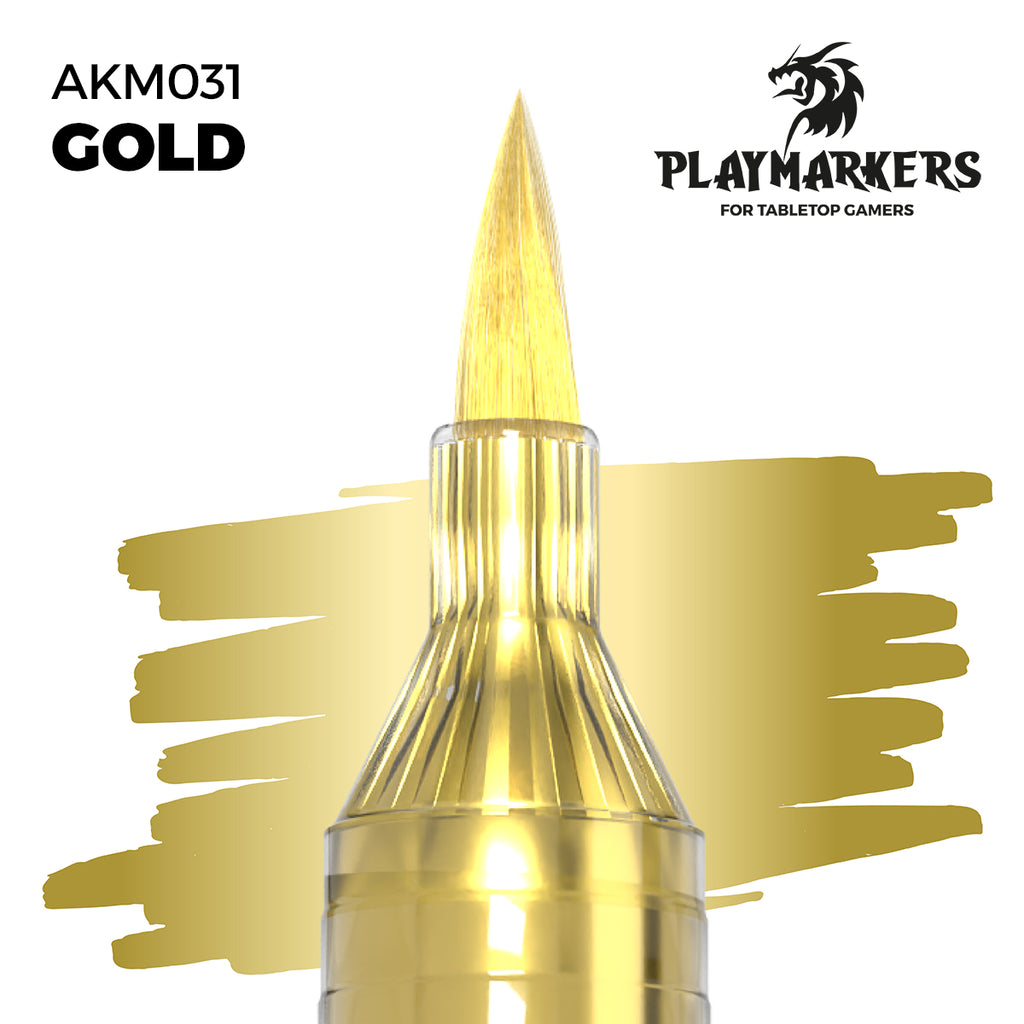 AK Interactive Playmarkers Paint Marker Singles – High-Quality Markers for Models & Miniatures