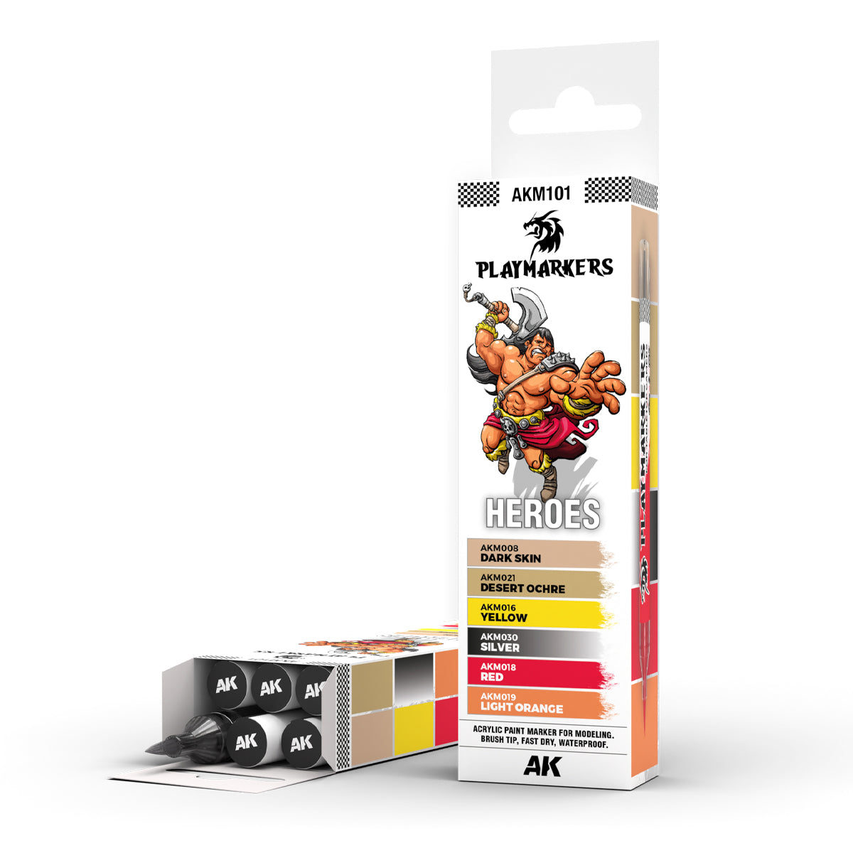 AK Interactive Playmarkers Paint Marker Sets – Full Range for Miniatures & Models