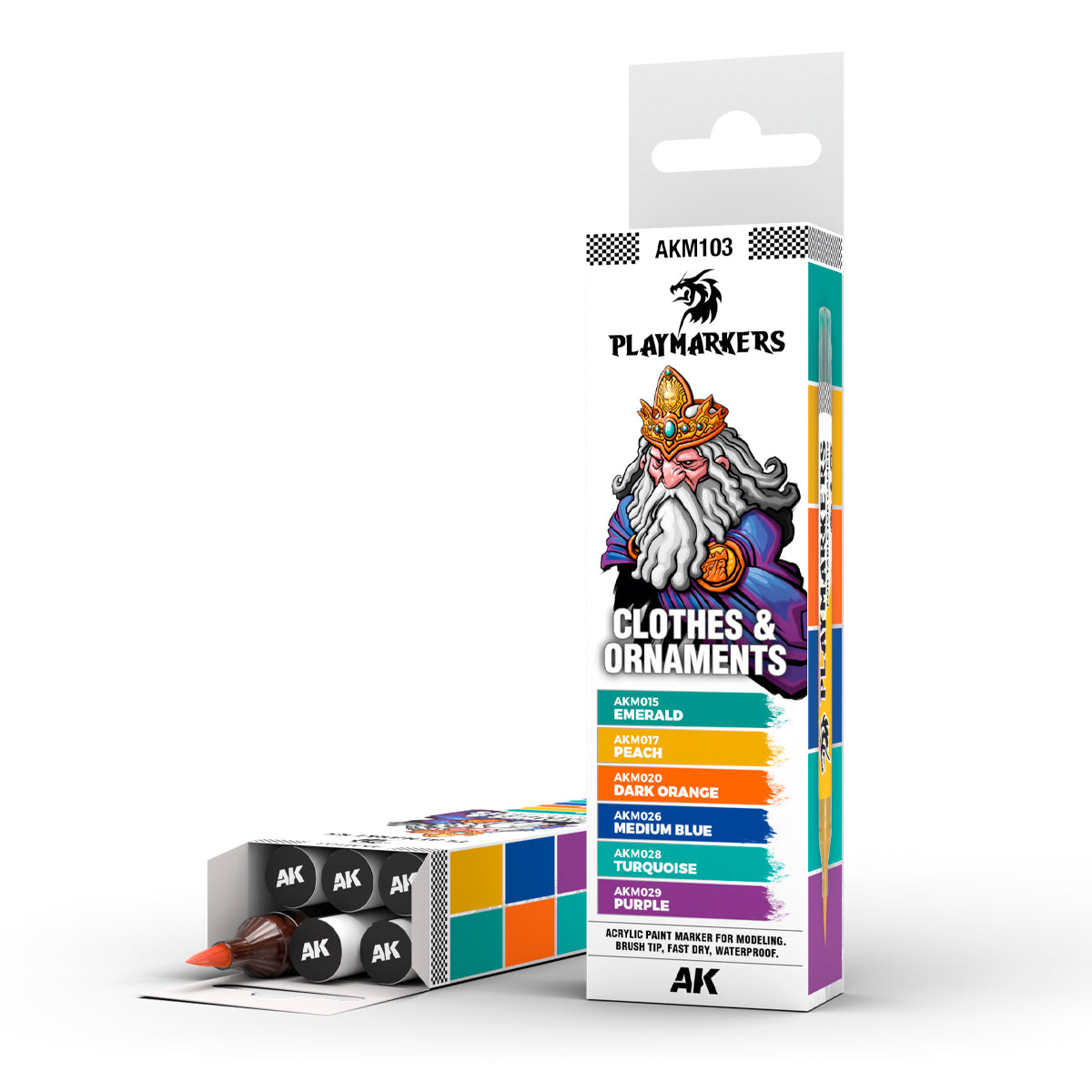 AK Interactive Playmarkers Paint Marker Sets – Full Range for Miniatures & Models