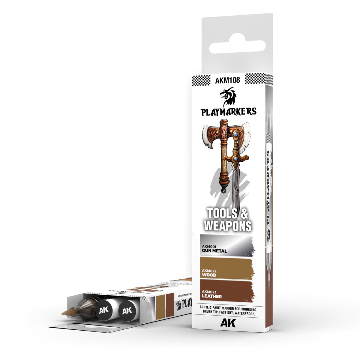AK Interactive Playmarkers Paint Marker Sets – Full Range for Miniatures & Models