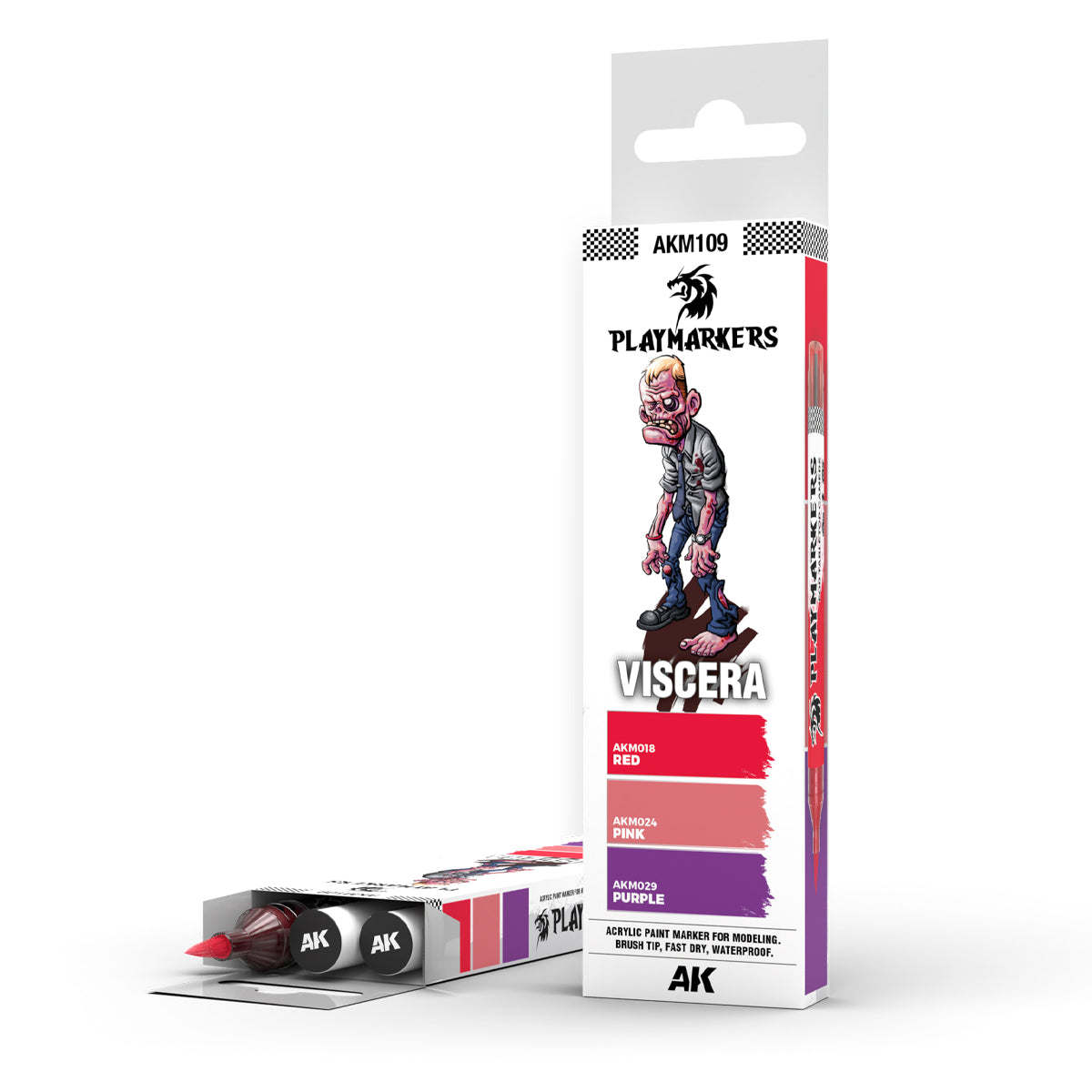 AK Interactive Playmarkers Paint Marker Sets – Full Range for Miniatures & Models