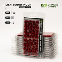 Gamers Grass Alien Blood Moon 6mm - Wild packaging, featuring vivid scarlet vegetation and eerie blood moon scene imagery
