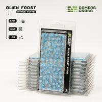 Gamers Grass Alien Frost 6mm - Wild Tufts packaging, featuring icy blue vegetation and frozen alien world imagery
