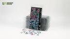 Gamers Grass Alien Monstera GGLP-AM blister pack with assembled laser-cut alien leaves displayed in front