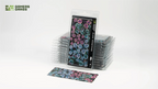 Gamers Grass Alien Monstera blister pack with uncut carrier sheet showing all 47 leaves