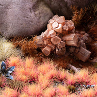 Fantastical diorama featuring Alien Pink 6mm - Wild Tufts, showcasing a magical landscape or underwater scene with vibrant pink alien vegetation
