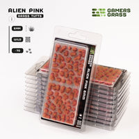 Gamers Grass Alien Pink 6mm - Wild Tufts packaging, featuring otherworldly pink vegetation and fantastical scene imagery
