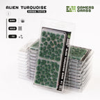 Gamers Grass Alien Turquoise 6mm - Wild packaging, featuring otherworldly bluish-green vegetation and multi-dimensional scene imagery
