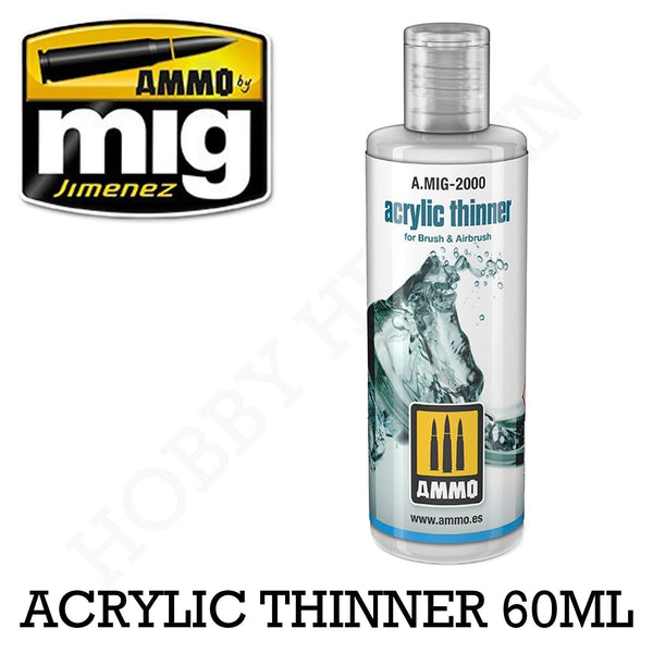 AMMO By MIG Acrylic Thinner (60ml) MIG2000 - Hobby Heaven