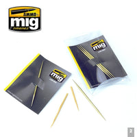 Ammo by Mig Brass Toothpicks – Ideal for engraving panels and adding small scratches
