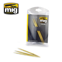 Ammo by Mig Brass Toothpicks – Precision modeling tool for detailing and weathering
