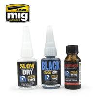 Ammo by Mig Glue Activator – Fast-drying cyanoacrylate glue booster for quick bonding
