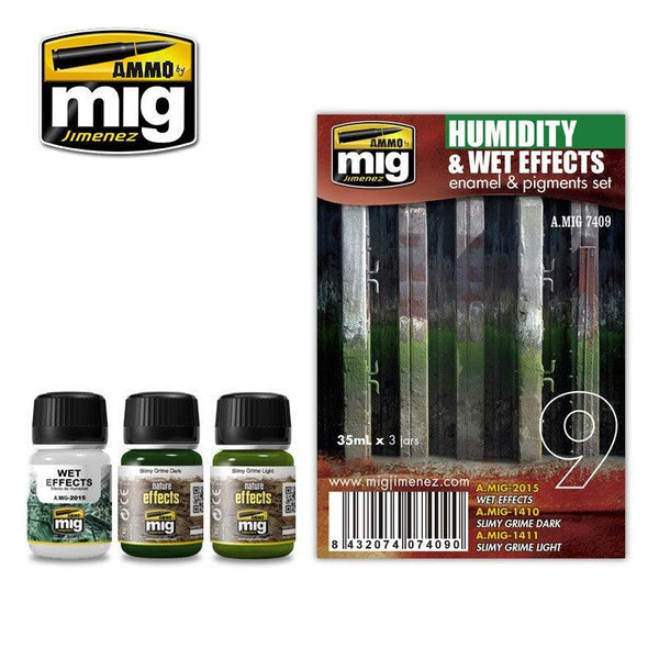 AMMO by MIG Humidity & Wet Effects Weathering Set MIG7409 - Hobby Heaven