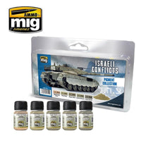 AMMO by MIG Israeli Conflicts Pigment Collection Weathering Set MIG7454 - Hobby Heaven
