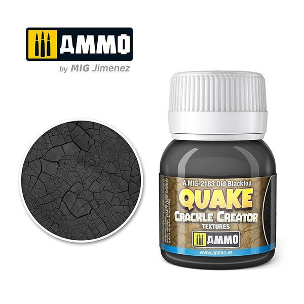 AMMO By MIG Old Blacktop Quake Crackle Creator Textures 40ml MIG2183 - Hobby Heaven