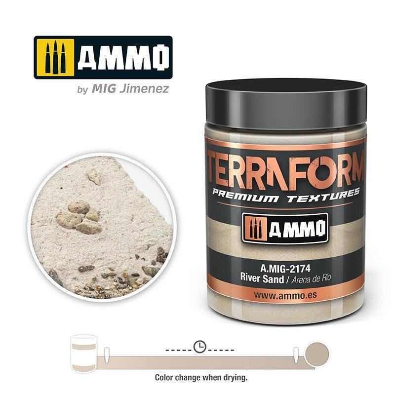 AMMO By MIG Terraform River Sand 100ml MIG2174 - Hobby Heaven