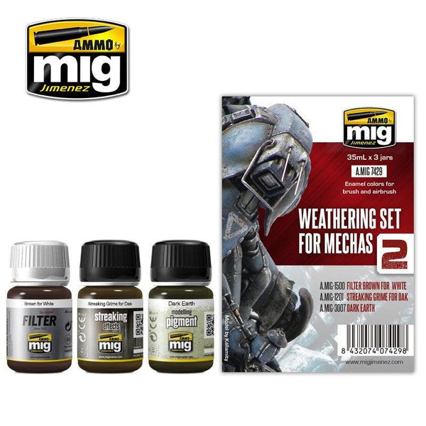 AMMO by MIG Weathering Set for Mechas Weathering Set MIG7429 - Hobby Heaven