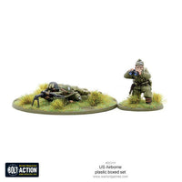 Painted and assembled US Airborne miniatures for tabletop gaming
