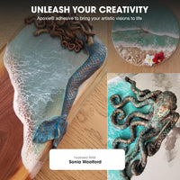 Creative project examples made with Aves Studio Apoxie Sculpt Bronze including mixed media decorative art and sculpted pieces
