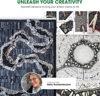 Artist example made with Aves Studio Apoxie Sculpt Silver Grey showing detailed mosaic and mixed media artwork
