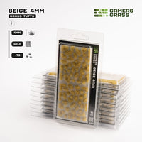 Gamers Grass Beige 4mm - Wild Tufts packaging, featuring golden prairie and arid landscape imagery
