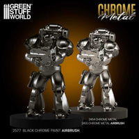 Green Stuff World Chrome Paints 17ml – Mirror Chrome Metallic Colours