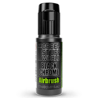 Green Stuff World Chrome Paints 17ml – Mirror Chrome Metallic Colours