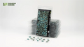Gamers Grass Blue Agave GGLP-BA blister pack with assembled laser-cut agave rosettes displayed in front