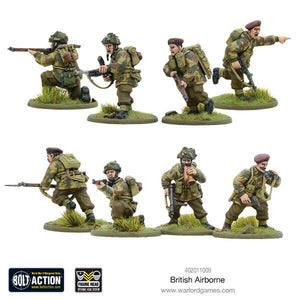 British & Polish Airborne Paratroopers assaulting enemy positions in Bolt Action