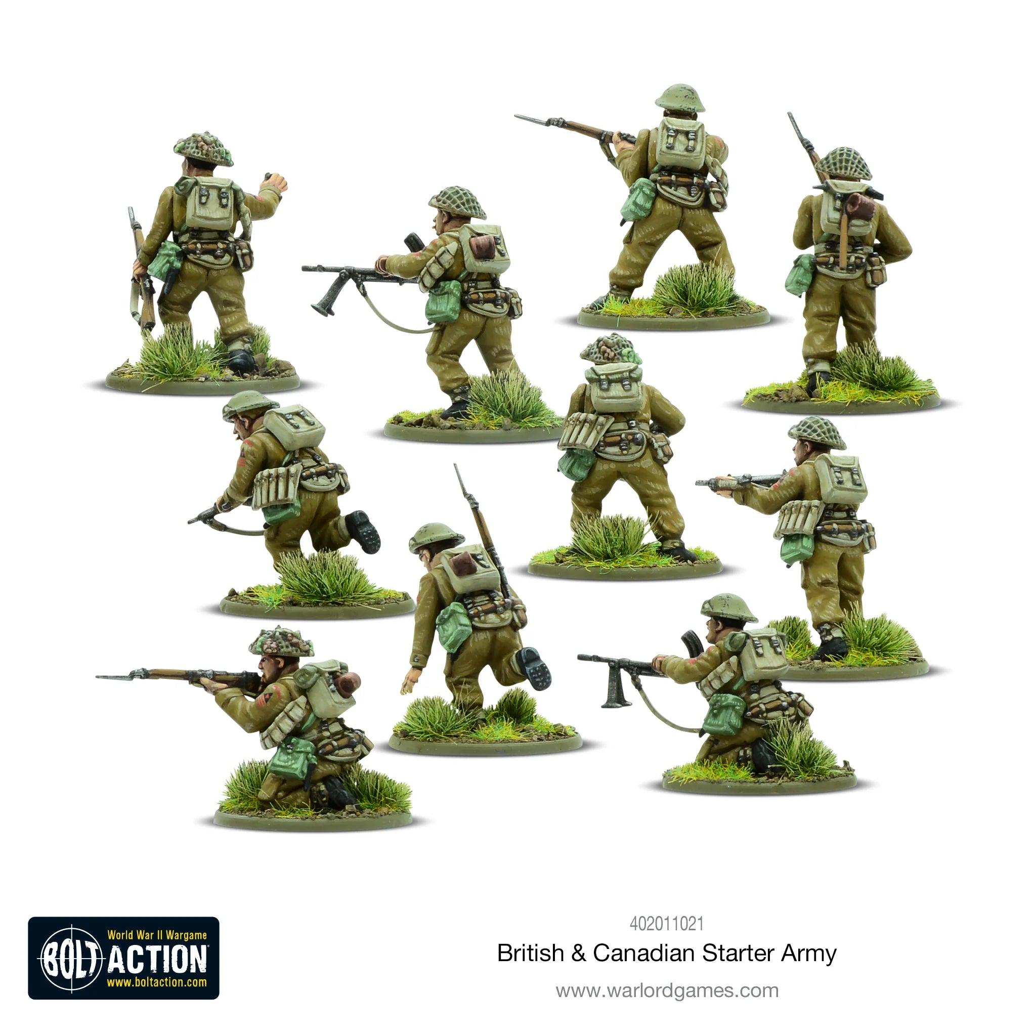 Bolt Action British & Canadian Army (1943-45) Starter Army Warlord Games - Hobby Heaven