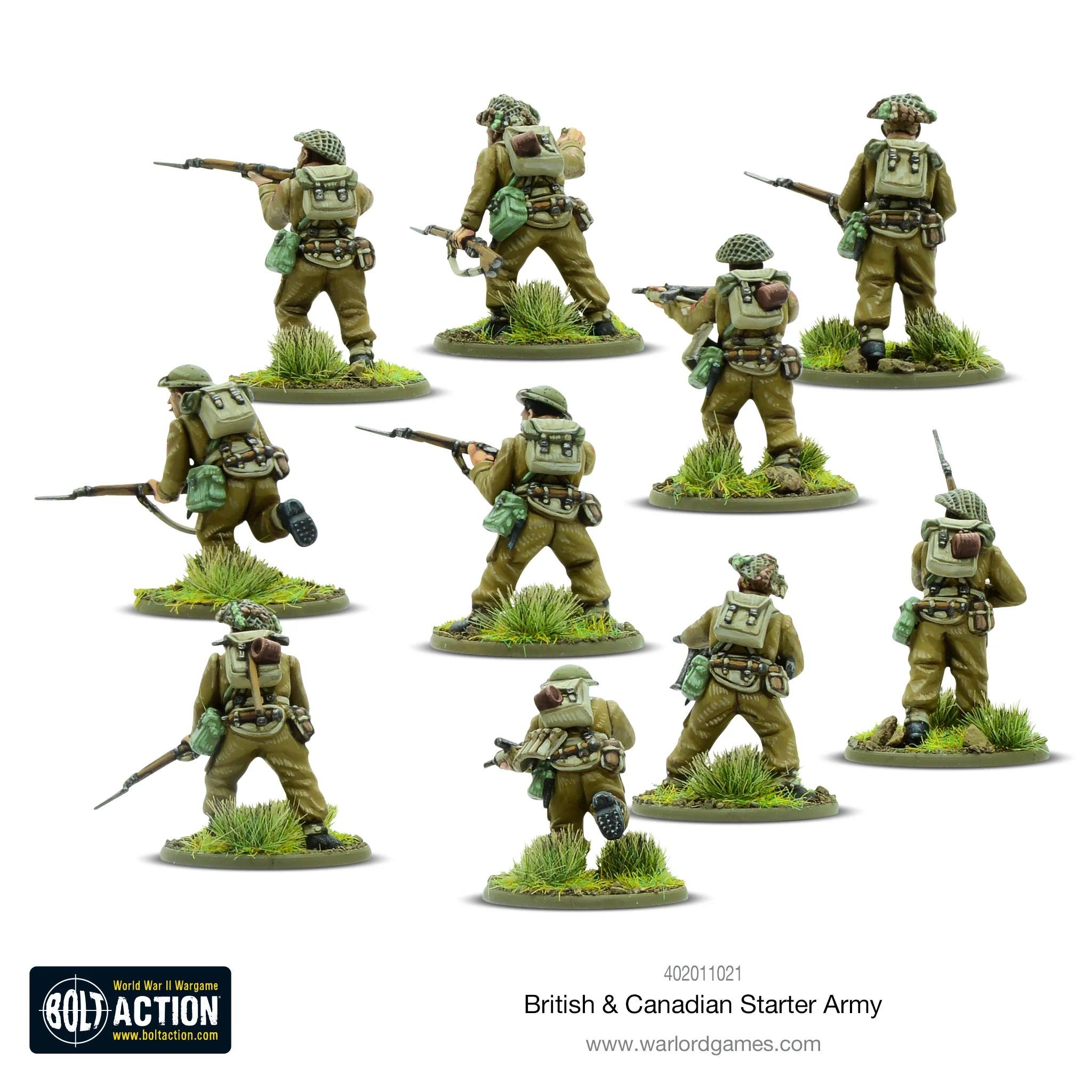 Bolt Action British & Canadian Army (1943-45) Starter Army Warlord Games - Hobby Heaven