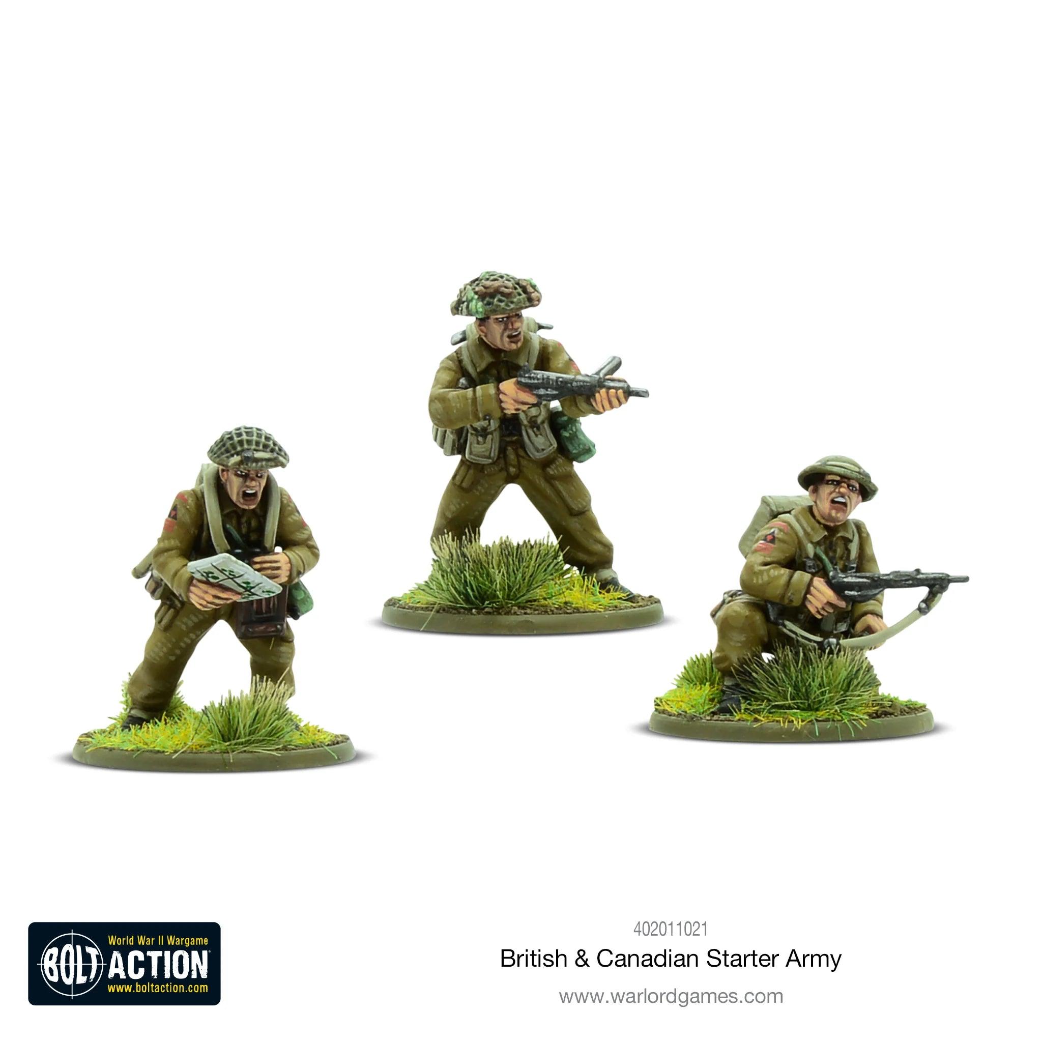 Bolt Action British & Canadian Army (1943-45) Starter Army Warlord Games - Hobby Heaven